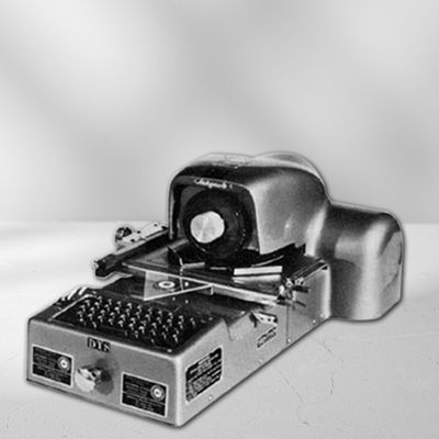 Vintage AutoMark trophy typewriter.